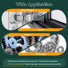 Ailiaili White Lithium Grease Kit, Garage Door Lubricant for Hinges,