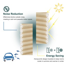 CHICOLOGY Cellular Shades – Cordless Honeycomb Blinds, Blackout or Light Filtering Window Shades for Home, Bedroom, Living Room, Kitchen, Office & Door Windows – Morning Croissant, 40.5" W x 64" H