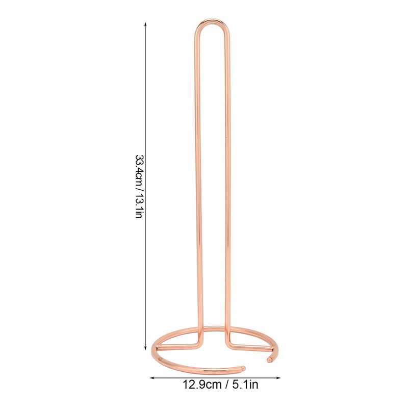 Wrought Iron Tissue Holder Smoother Surfaces Simple 1 Piece Molding