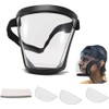Escudo Facial Ajustable Policarbonato TAIYANYU Anti-vaho (2 pzas)