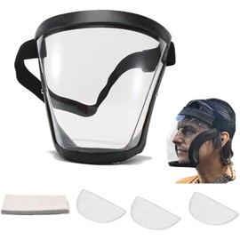 Escudo Facial Ajustable Policarbonato TAIYANYU Anti-vaho (2 pzas)
