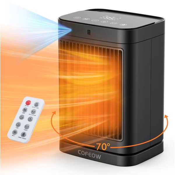 Space Heaters with Motion Sensor,Portable heaters for Indoor Use,Electric Small