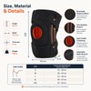 Knee Brace with Side Stabilizers for Sports Support – Adjustable