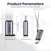 Seminer USB C to Mini USB Adapter (4 Pack), Type