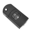 Rankomu Car Key Case 2 Buttons Car Remote Flip Shell