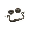 MY MIRONEY 4PCS Bail Drawer Pulls Hardware Zinc Alloy Cabinet