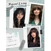 Spiferpo Clip-in Hair Fake Bangs Extensions,with Invisible Clips Airy French