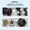 KNOBWELL Keyed Alike Door Knob and Double Cylinder Deadbolt Set,