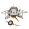 Camping Gas Stove Stainless Steel Strong Durable Windproof Electronic Ignition