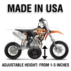 BYP-TW KTM 50 Mini Adventure YOUTH TRAINING WHEELS ONLY KTM50 motorcycle ALL YEARS
