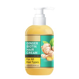 Ginger Biotin Hair Cream Anti-Hair Fall Miracle Cream Natural Ingredients for Faster Growth, Stronger Roots & Silkier Hair