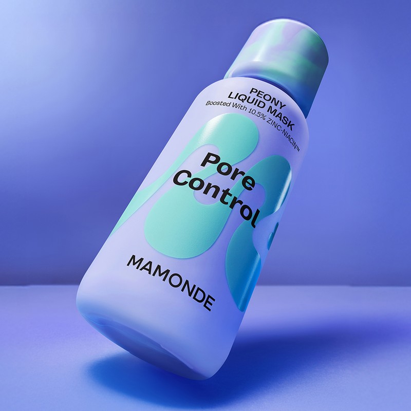 Mamonde Flora Glow Rose Liquid Mask 80ml + Pore Control