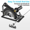 Aunocy Circular Saw Guide Rail, 24-Inch Adjustable Rip Cut Guide