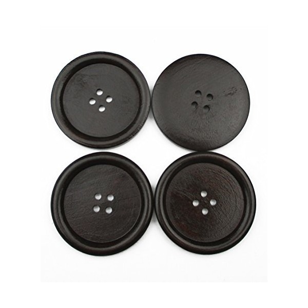 ALL in ONE 20pcs Light Brown Large 4 Hole Sewing