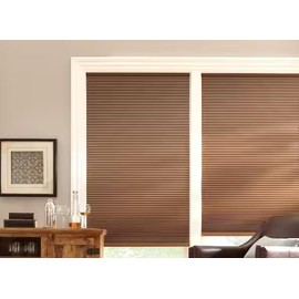 Mocha Cordless Blackout Cellular Shades for Windows - 35.25 in. W x 64 in. L