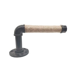 Nautical Toilet Paper Holder, Industrial Rope Tissue Holder Rustic Towel Rack for Bathroom Decor