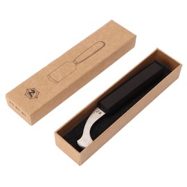 Leather Creaser Adjustment Portable Heatable Edge Press Skiving Tool with Wooden Handle for DIY Leather Crafts