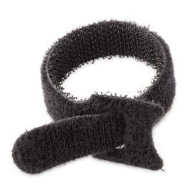 StarTech.com 6in Hook and Loop Cable Ties - 50 Pack - Black - Reusable Cable Straps - Adjustable and Flexible - Cord Organizer Tie/Wraps for Cable Management - Wire Loop Ties (B506I-HOOK-LOOP-TIES)