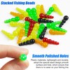 210pcs Walleye Rig Making Kit Stacked Fishing Beads Spinner Blades