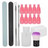 Kit de herramientas para quitar esmalte de uñas, kit de