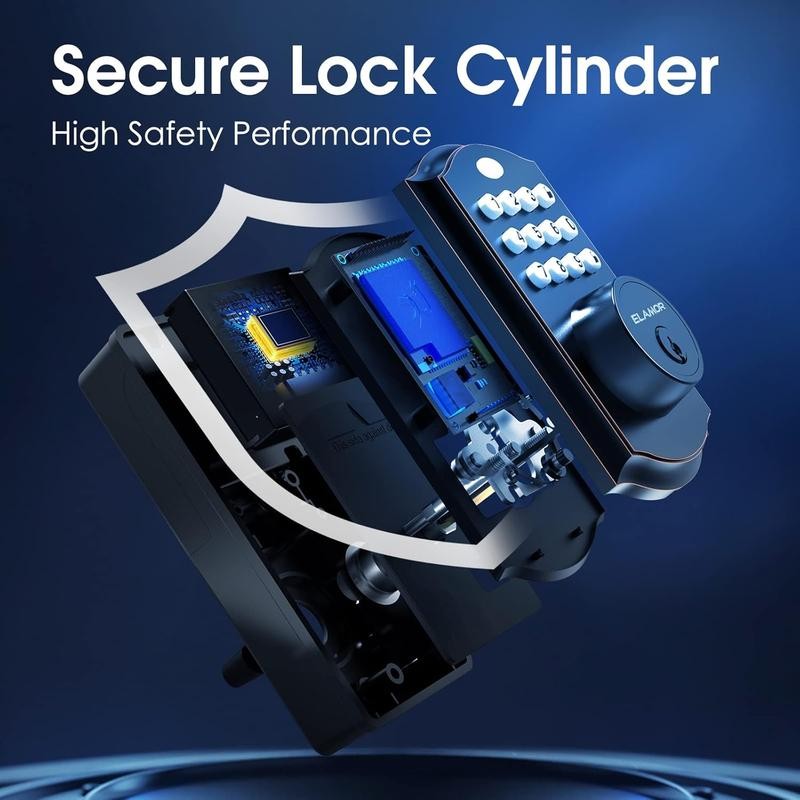 Keyless Entry Door Lock - Electronic Door Lock with Keypad,