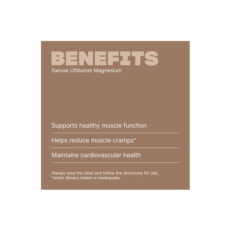 Swisse Ultiboost Magnesium 60 Tablets