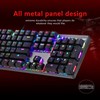 MOTOSPEED CK104 RGB LED Backlit Wired Mechanical Gaming Keyboard, 104
