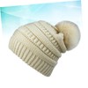 TOVINANNA Warm Knitted Women's Hat Beanie for Stylish Plush Ball