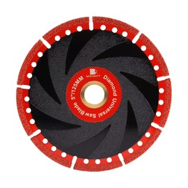 Metal Cutting Diamond Blade 5"- BRSCHNITT 125mm All-Purpose Diamond Saw Blade for Rebar Sheet Metal Angle Iron Stainless Steel Concrete.
