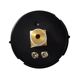 LisFaxbo 2" Dry and Utility Pressure Gauge 0-60 PSI Replacement for Pool/Spa/Aquarium Valve Filters 1/4" NPT Center Back Mount, Start and Clean Filter Pressure Gauge