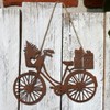 Storm's Gartenzaubereien Decorative Bicycle Small for Hanging in Rust Look