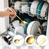 HANSGO Korean Spoons with Long Handles, 8 Inch Stainless Steel