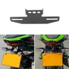 Motikvans Kawasaki License Plate Holder Adjustable Angle License Plate Holder