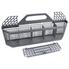 WGFOIP Cutlery Storage Basket, Plastic Dishwasher Organizer with Open Grid