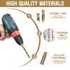 26 Piece Titanium Drill Bit Set, hex Shank high Speed