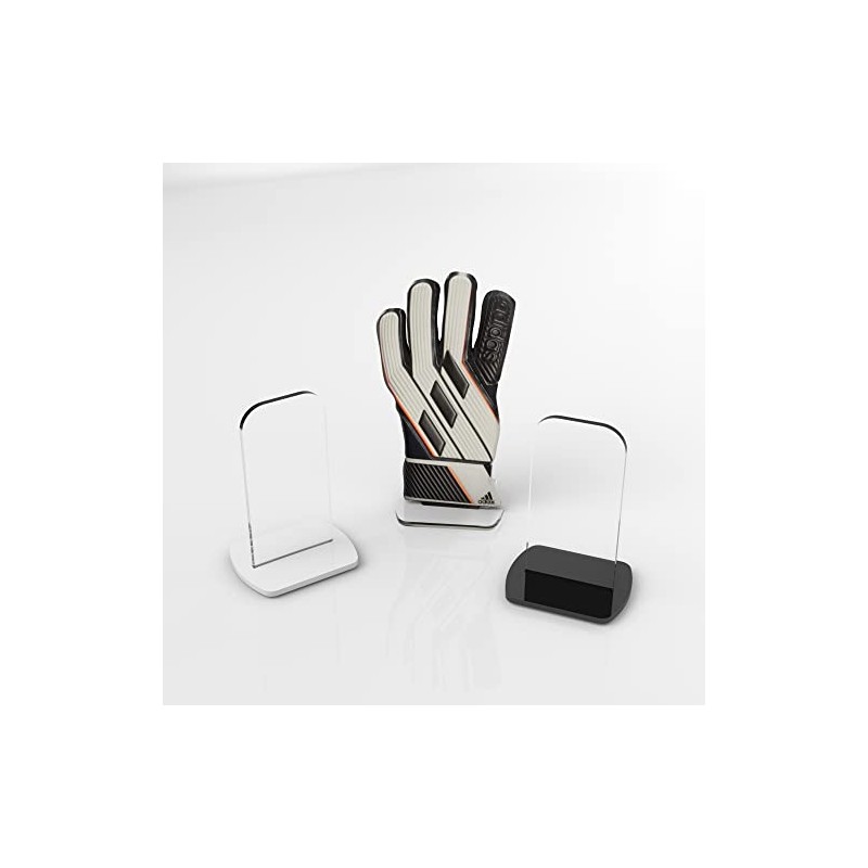 Plexico Football Glove Display Stand/Acrylic Glove Holder/Signed Autographed Holder (Black