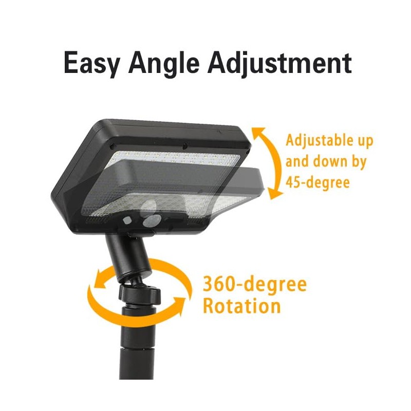 Ultra-Bright Clip-On Solar Motion Lights – 92 LEDs 600LM 6000K