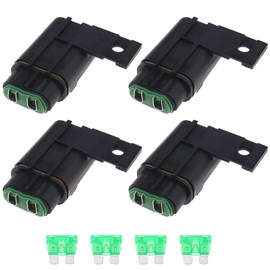 ECSiNG 4PCS Car Midi Fuse Holders with 30A Fuses for Automotive Marine Applications Electrical System Overload Short Circuit Protection