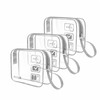 CGBE Set de 3 Neceseres de Viaje Transparentes Impermeables con