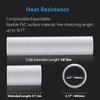 Hon&Guan 3 Inch Dryer Vent Hose 16 FT, Flexible PVC