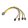 ELFJMZP 8PIN to Dual 8PIN (4+4) CPU Power Cable -