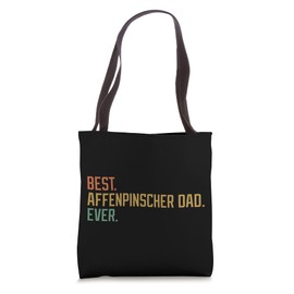 Best Affenpinscher Dad Ever Dog Breed Father's Day Canine Tote Bag