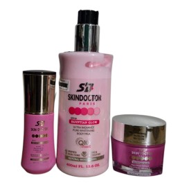 Skin DOCTOR PARIS Egyptian Glow + Vit C Brightening Lotion, Serum, Cream