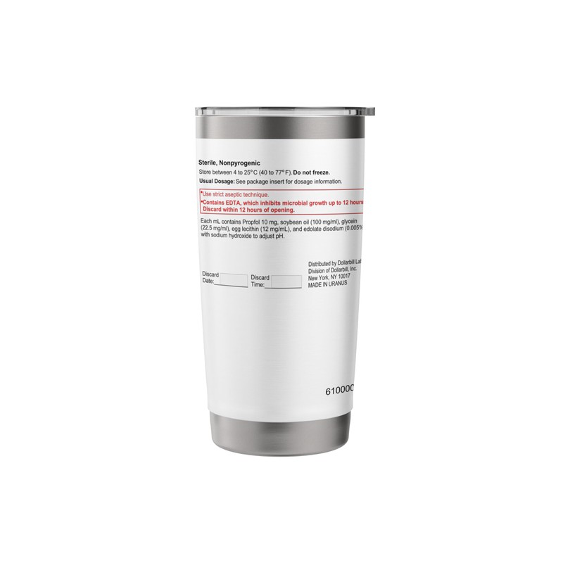 Propofol CRNA Anesthesia Stainless Steel Insulated Tumbler