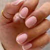 RIICFDD Spring Press on Nails Pink Fake Nails Short Square