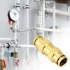 QWORK Push to Connect Fittings 1/2" Tube, Air Hose Fittings,