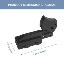 23-66-2635 Circular Saw Switch, Replacement Parts Fits for 2730-20 2730-21 2731-21 2731-22 2631-20 2730-20 Circular Saws 2782-20 Metal Cutting Saw