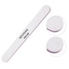 NÉONAIL 1x Nail File Straight 100/180 Grey (Pack of 1)