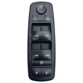 NITOYO 68084001AD Master Power Window Switch Compatible with Dodge Journey 2011-2016 Replaces 68084001AC, 68084001AB 8+13 PINS Driver Side Door Lock Switch Control Button