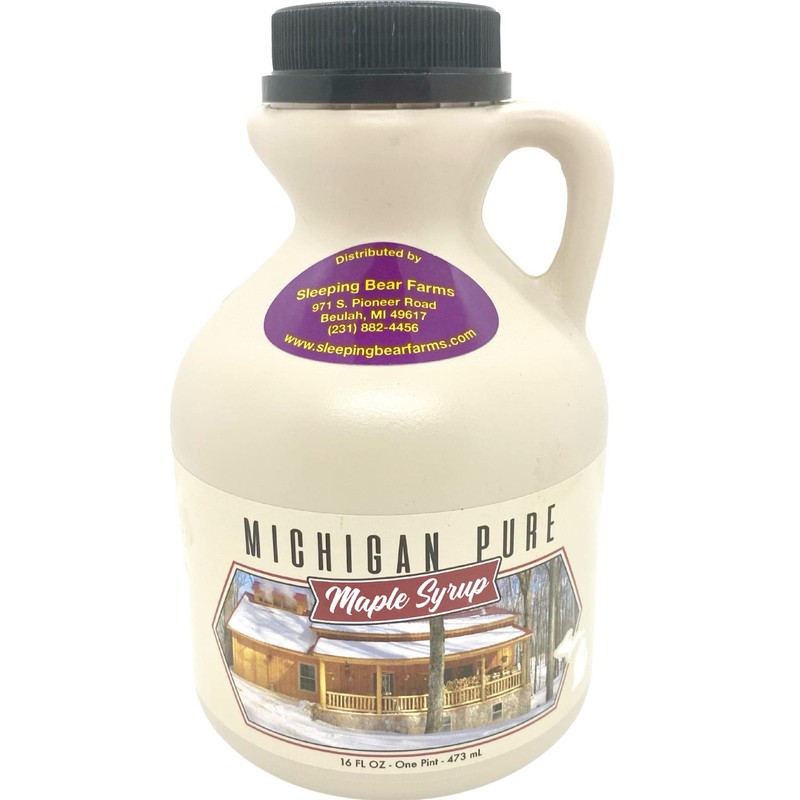 All Natural, 100% Pure, B Grade, Maple Syrup, 16 Oz.